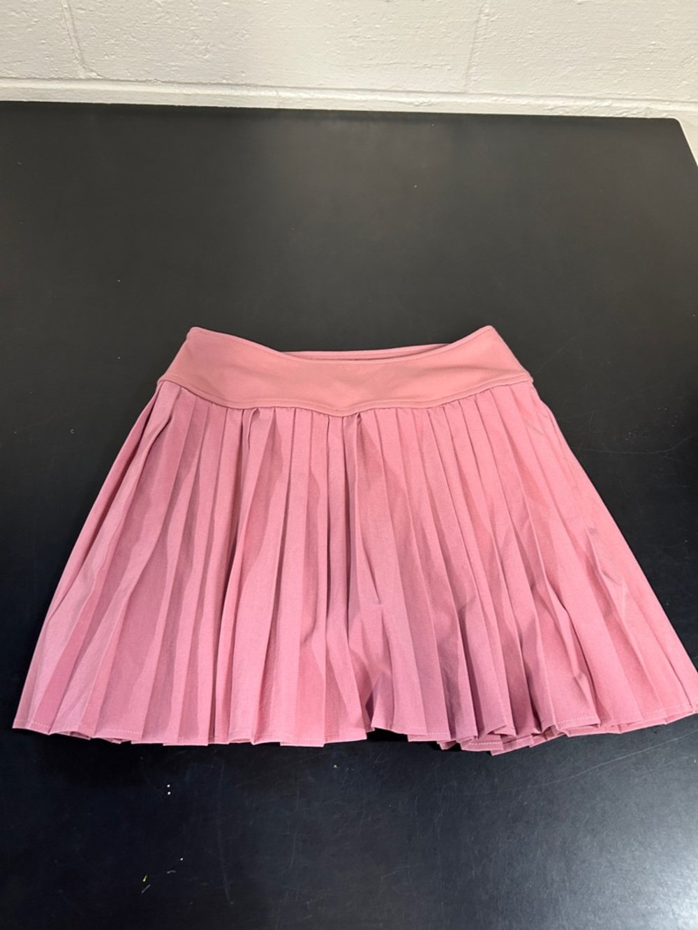 Pleated Pink Women's Skirt - Classic A-Line Style